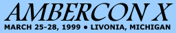 AmberCon X, March 25th-28th, 1999, Livonia, MI