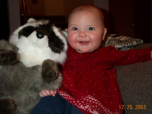 Here's Charlotte with a new buddy!