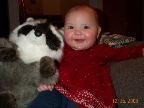 Here's Charlotte with a new buddy!